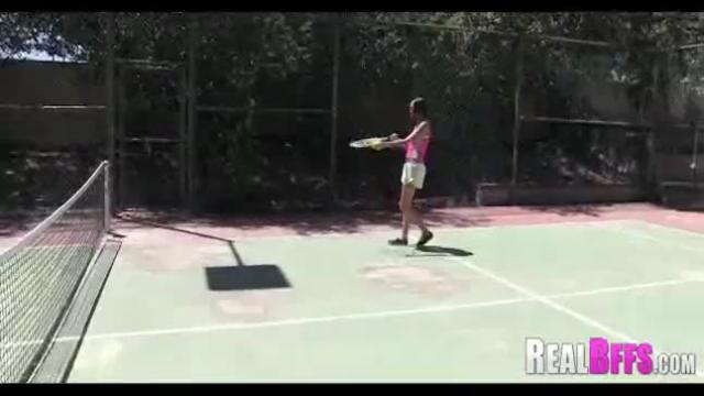 College girls tennis match turns to orgy 156